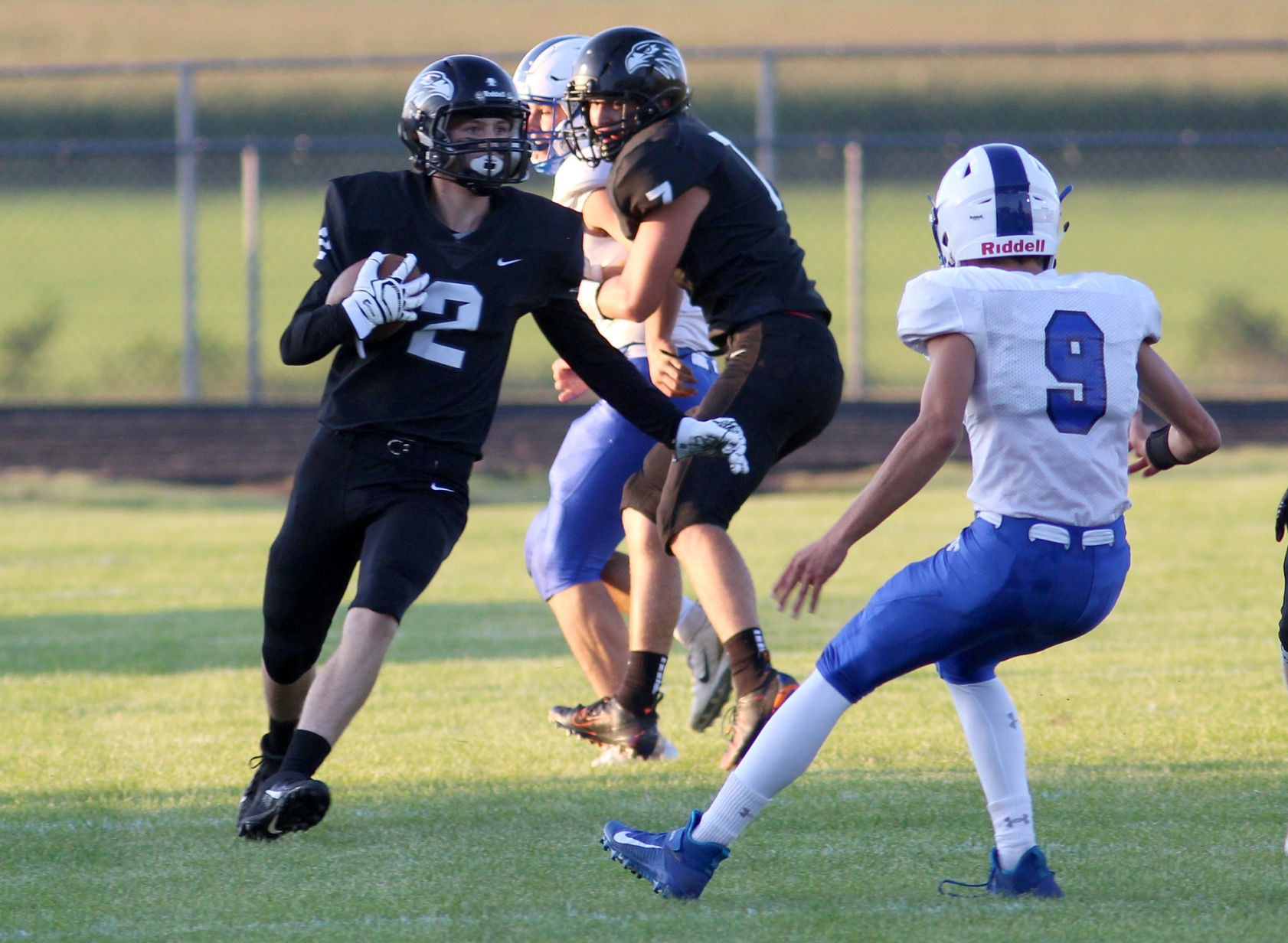 Saint Croix Falls at Bloomer football 8-23-19
